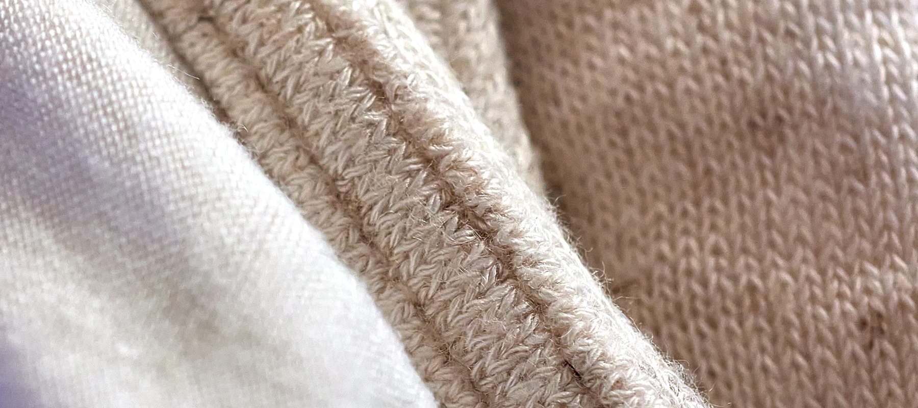 Editorial inspiration: layers of cream cotton and softly textured knitwear